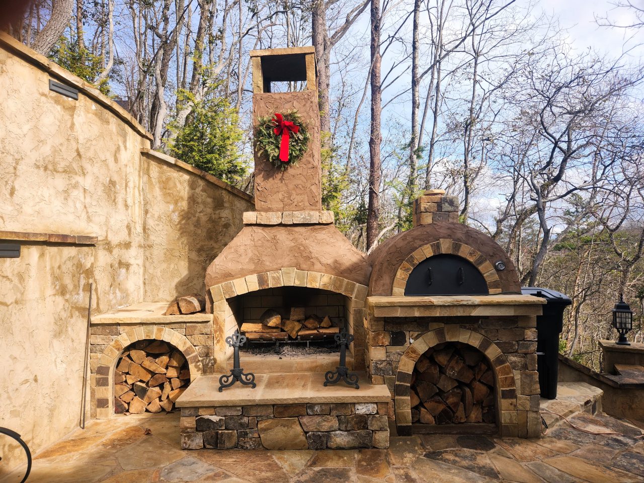 Cherrylog Pizza Oven - Cajun Masonry